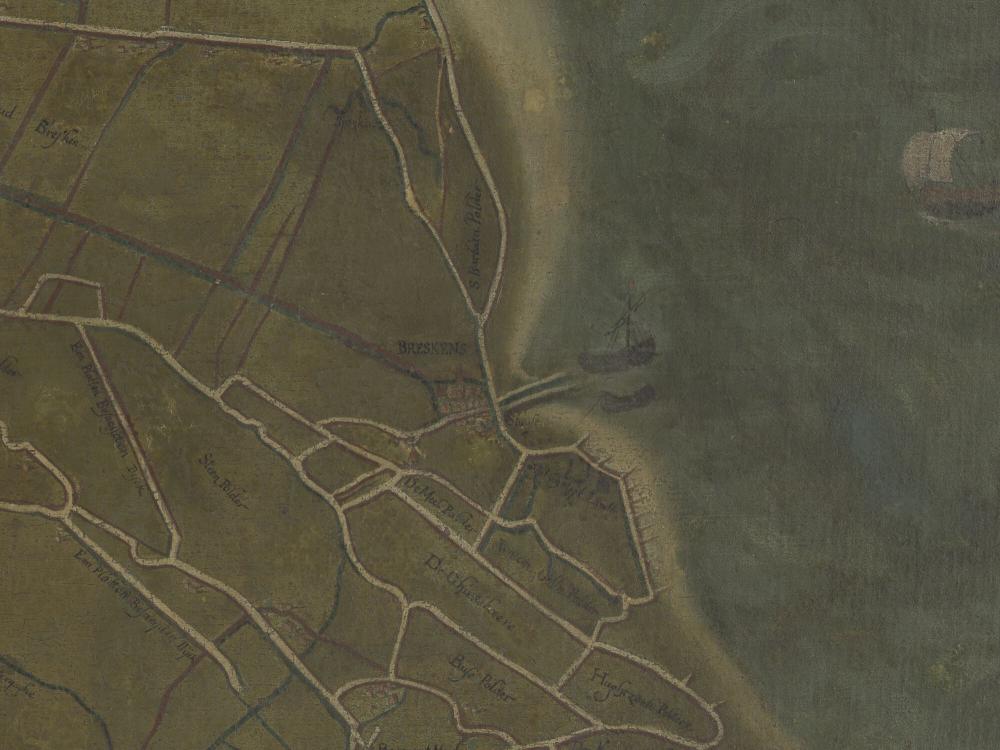 Kaart van het Brugse Vrije