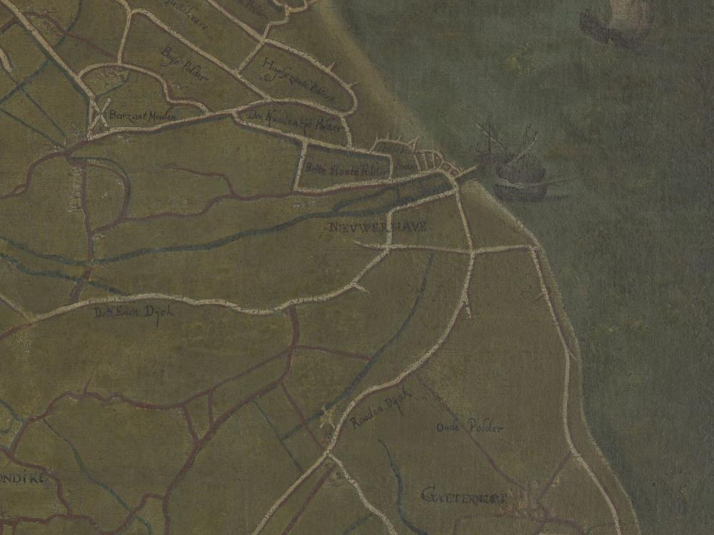 Kaart van het Brugse Vrije