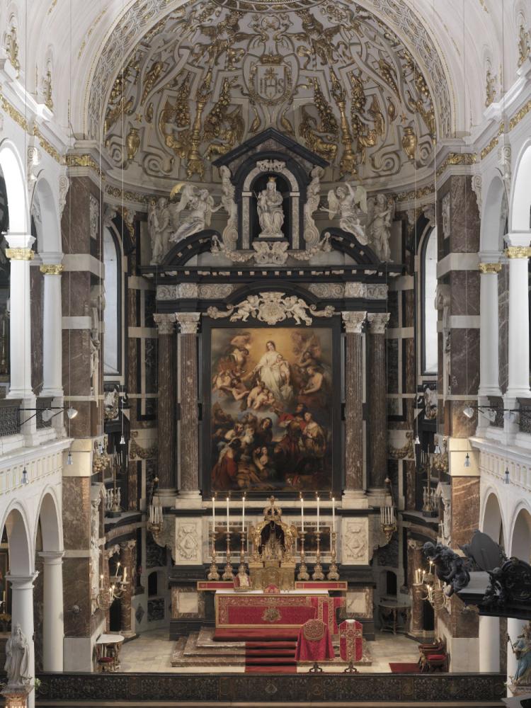 Hoogkoor Binnenzicht in de Sint-Caroluskerk