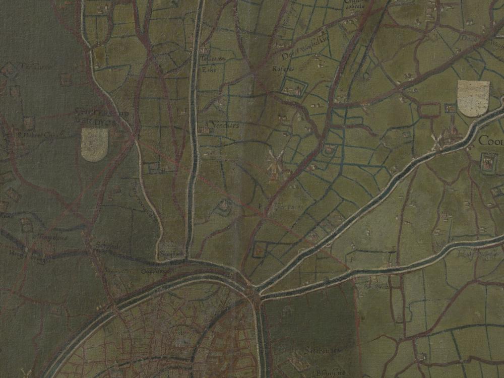 Kaart van het Brugse Vrije