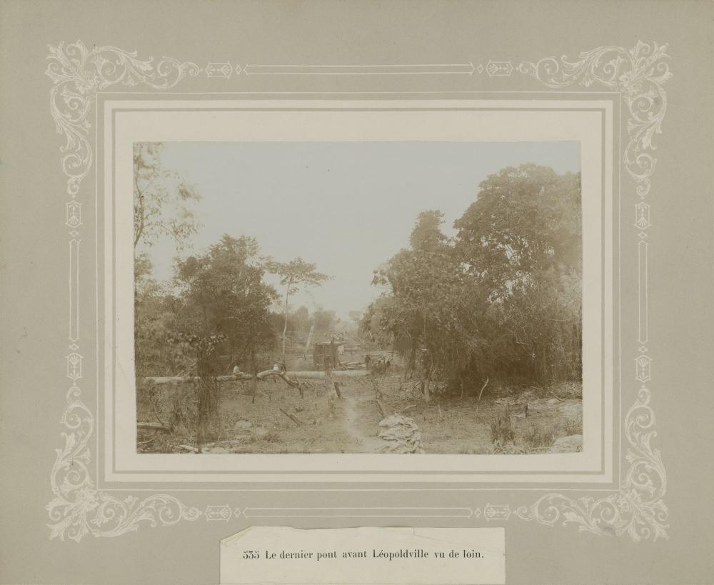 Aanleg spoorweg in Congo