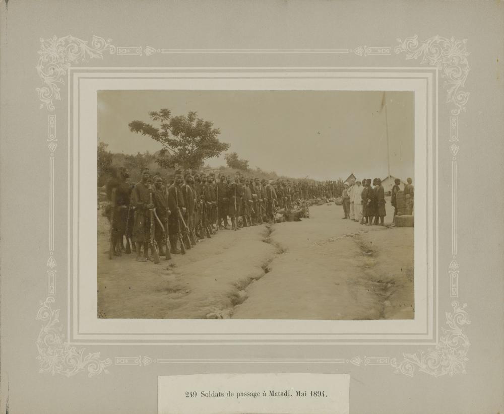 Aanleg spoorweg in Congo