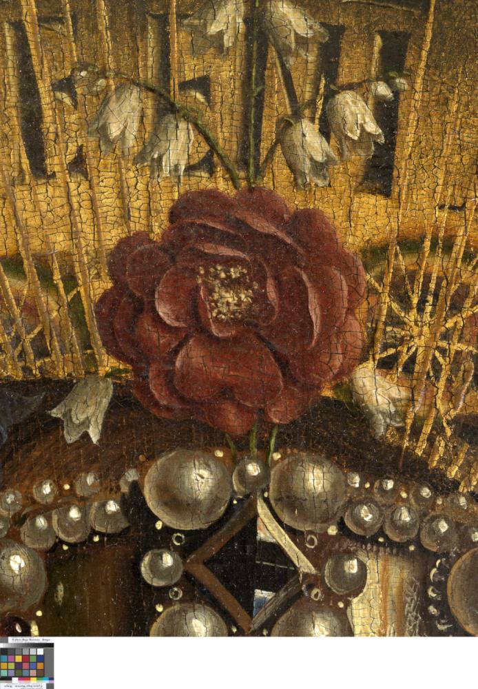 het Lam Gods: detail uit Paneel Maria