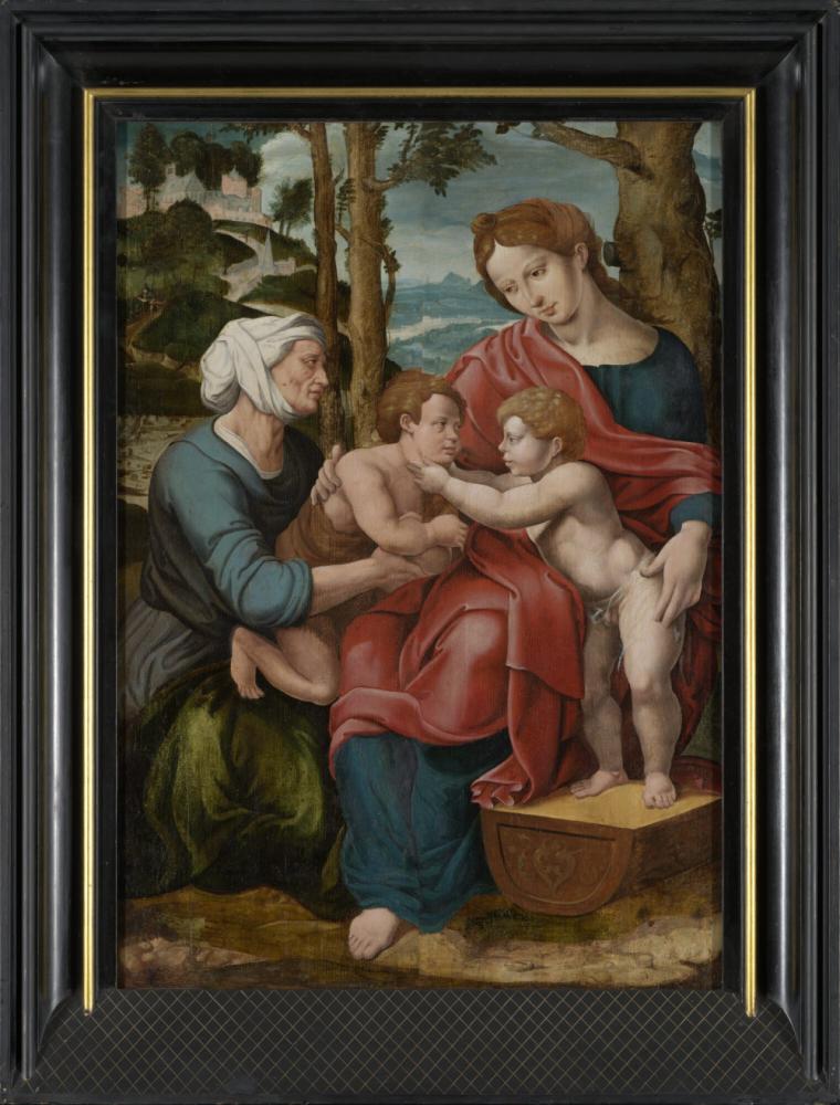 Maria met kind, Elisabeth en Johannes de Doper