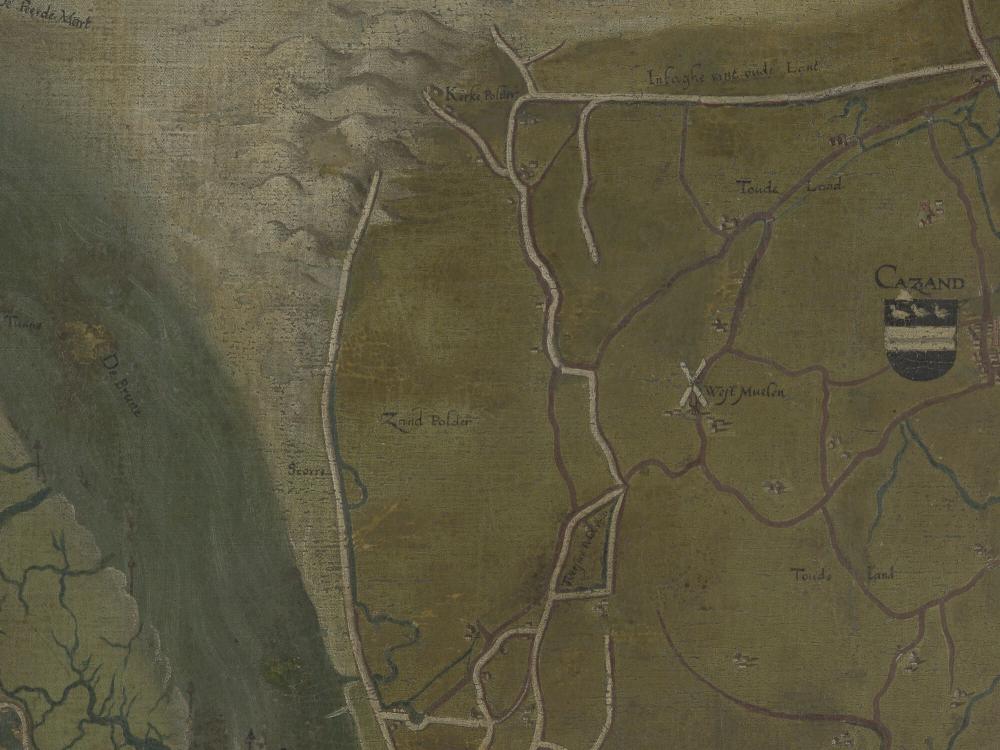Kaart van het Brugse Vrije