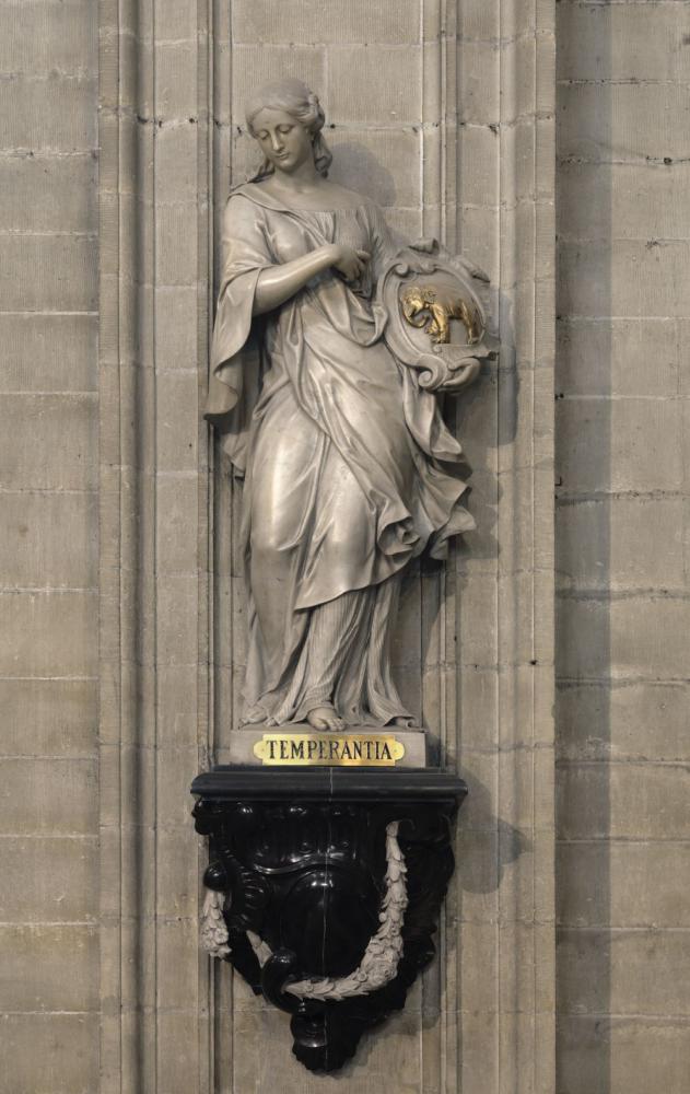 Vier Deugende (Beelden rond hoofdaltaar): De Matigheid