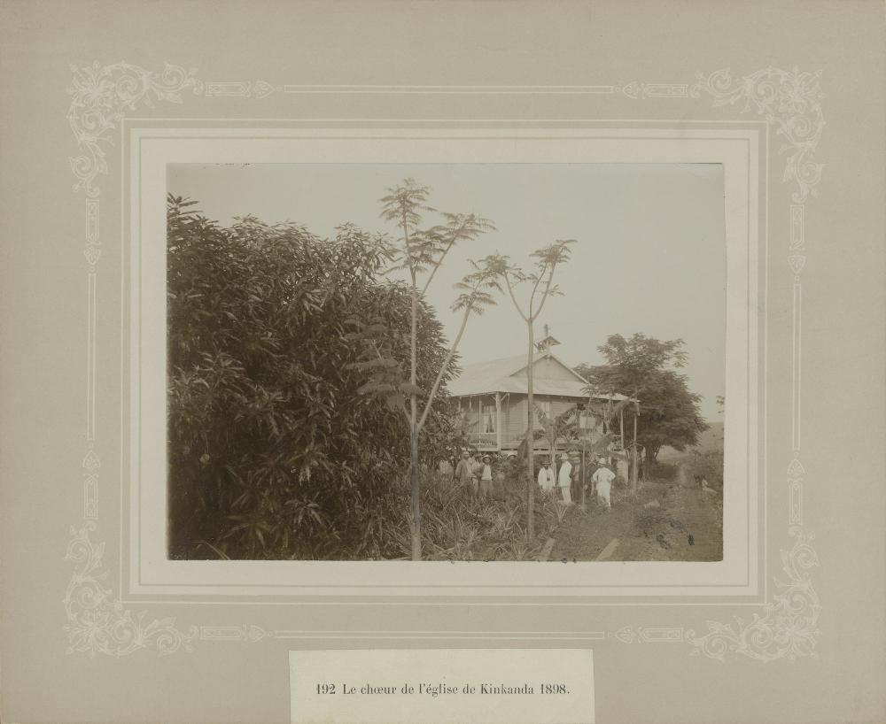 Aanleg spoorweg in Congo