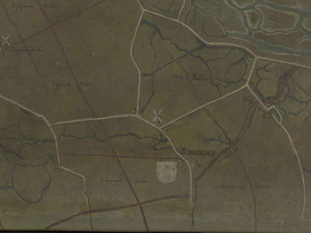 Kaart van het Brugse Vrije