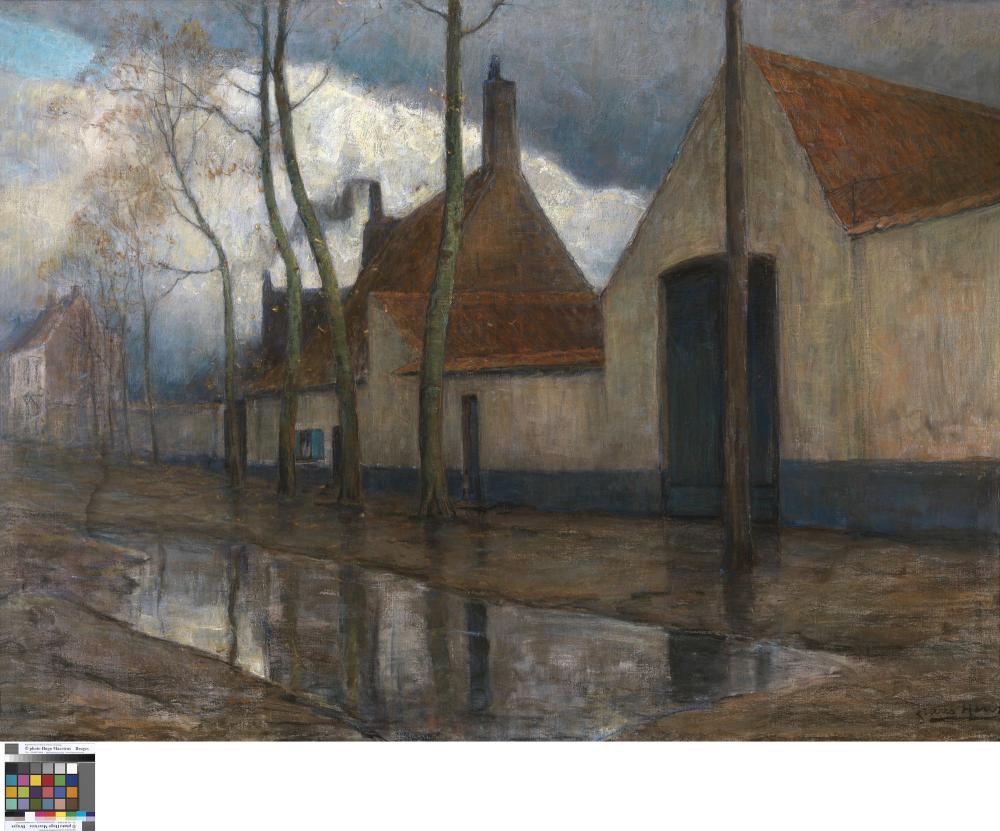 In de voorstad