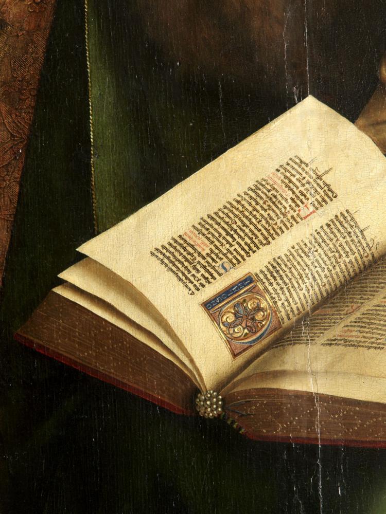 het Lam Gods: detail uit Paneel Johannes de Doper