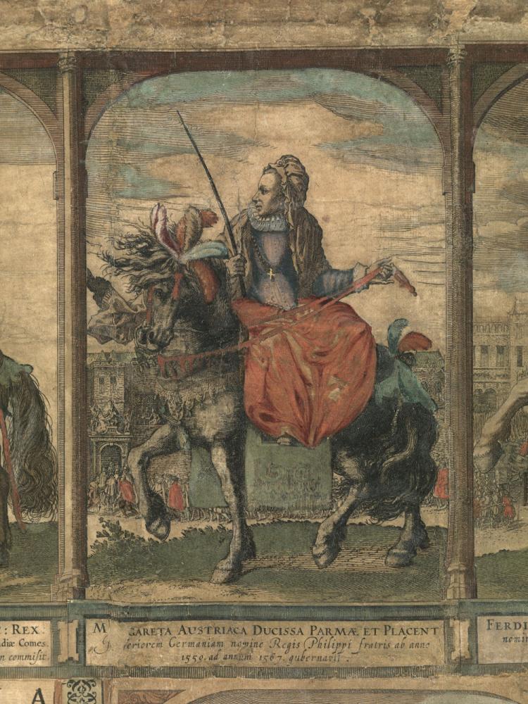 Wandkaart van de Nederlanden