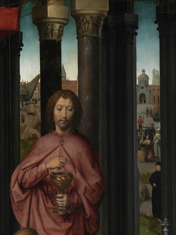 Triptiek van Johannes de Doper en Johannes de Evangelist.