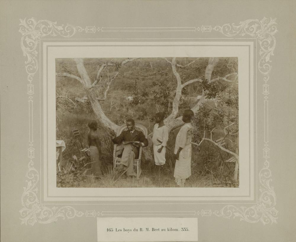 Aanleg spoorweg in Congo