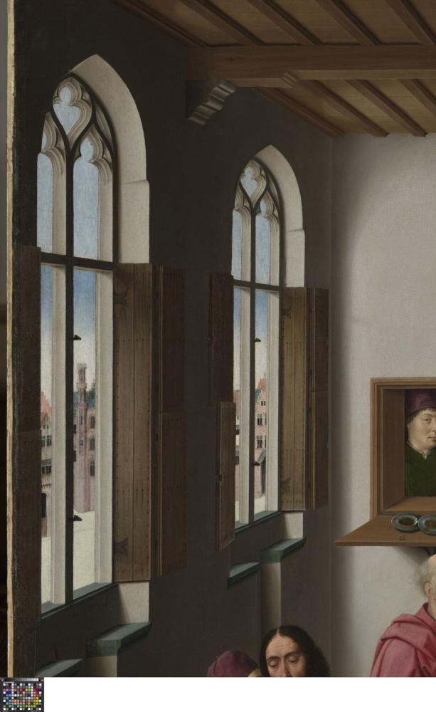 Het Laatste Avondmaal. Detail uit Middenpaneel