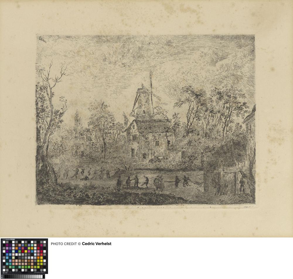 De kermis bij de molen