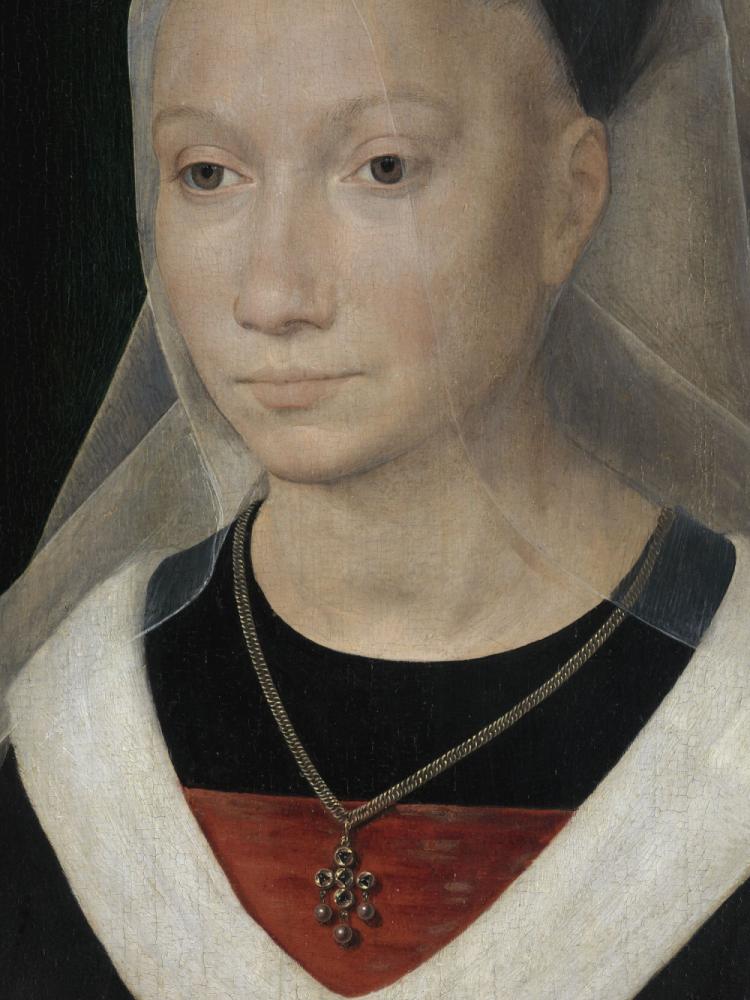 Portret van een jonge vrouw Sibylla Sambetha