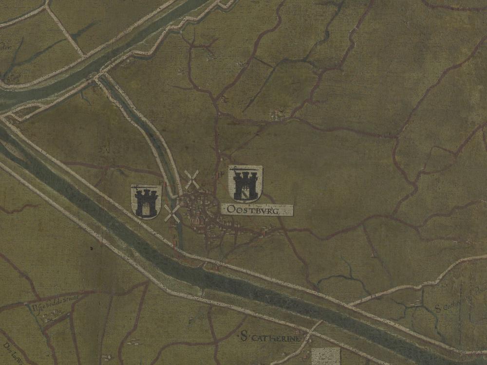 Kaart van het Brugse Vrije