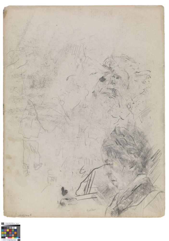 Moeder van Ensor en silhouetten