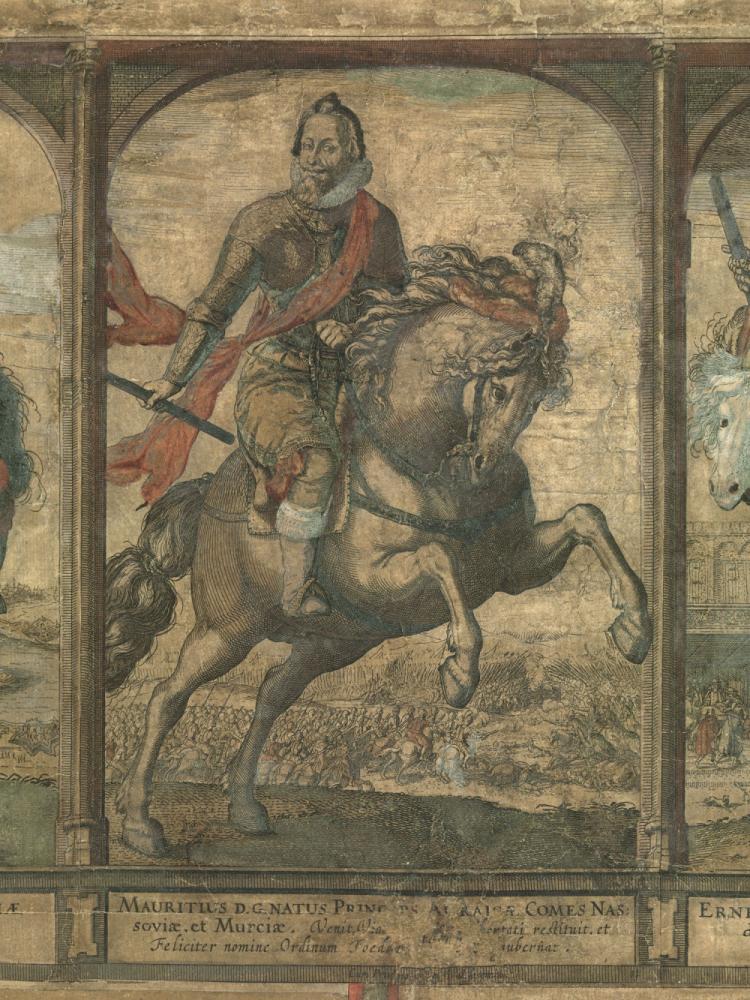 Wandkaart van de Nederlanden