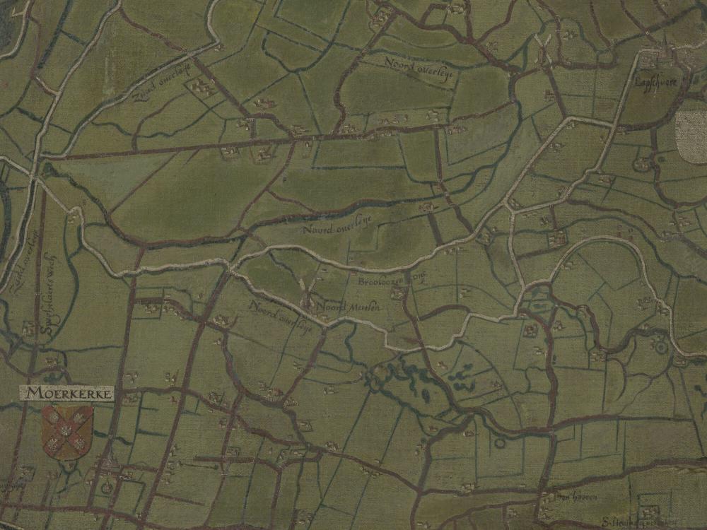 Kaart van het Brugse Vrije