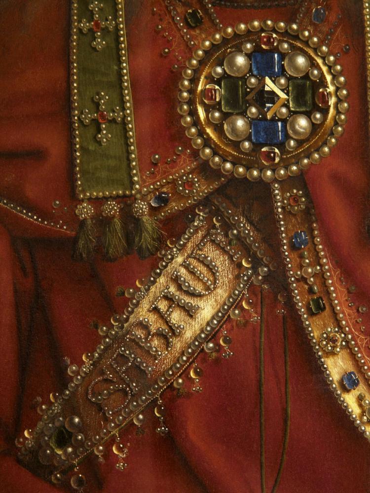 het Lam Gods: detail uit Paneel Christus