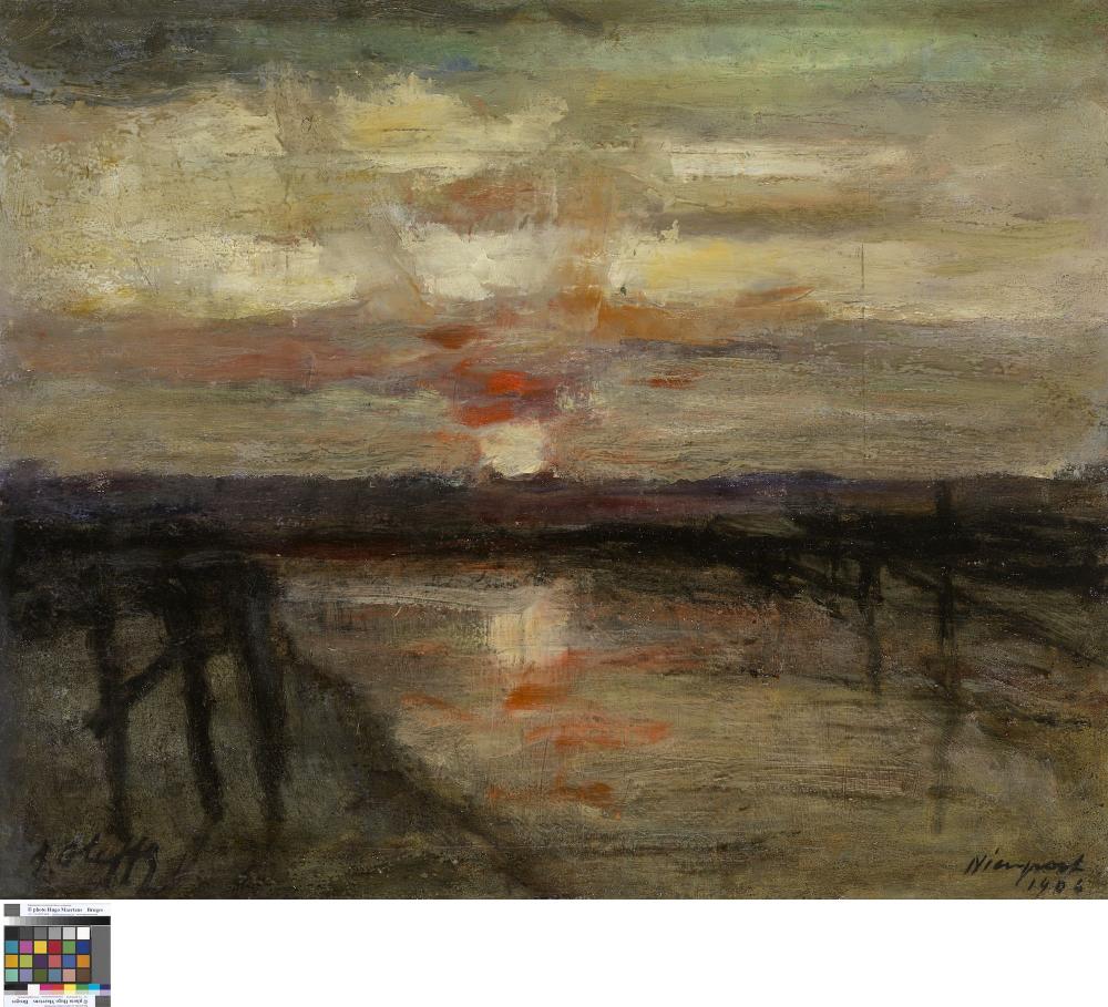 Zonsondergang in Nieuwpoort