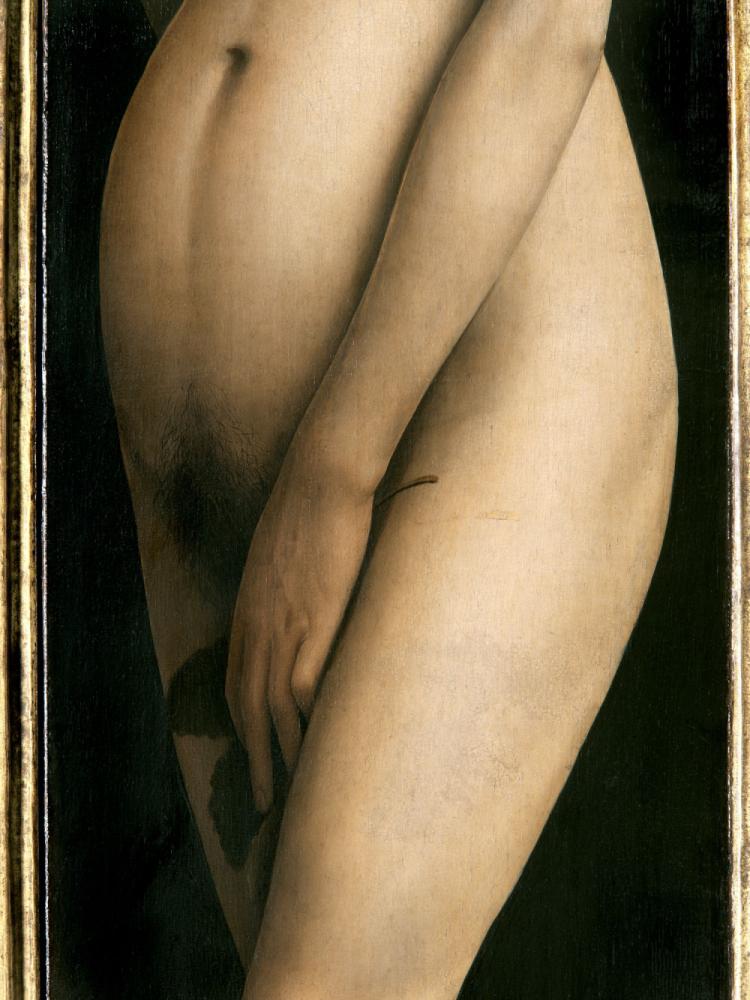 het Lam Gods: detail van Paneel Eva