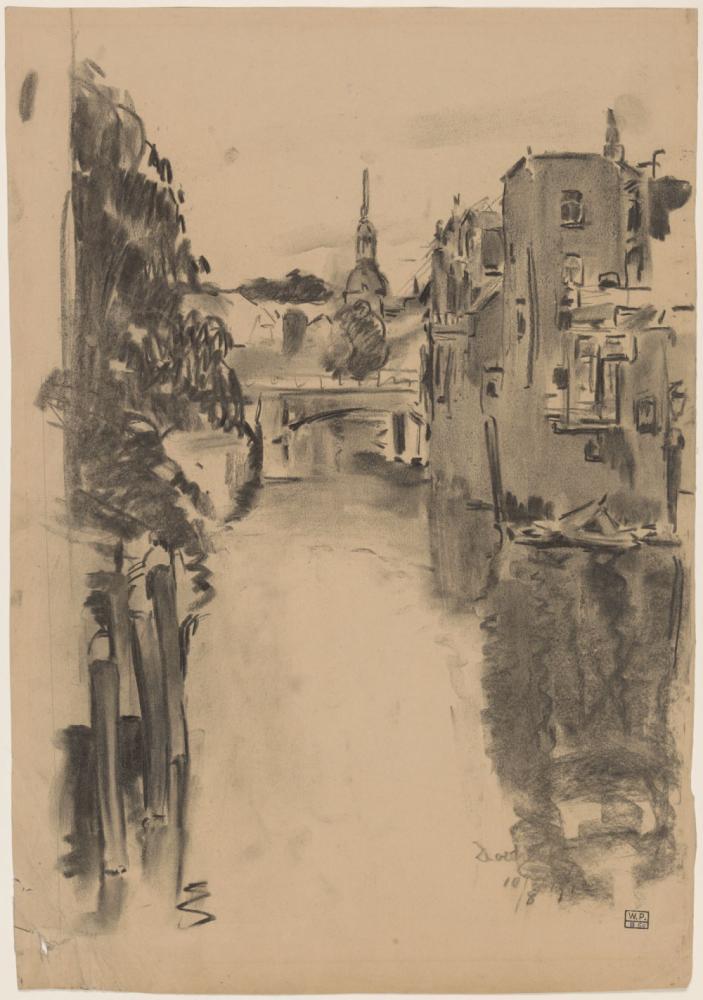 Klein kanaal in Dordrecht