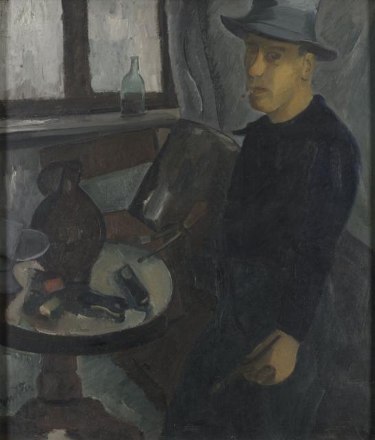 Zelfportret met stilleven