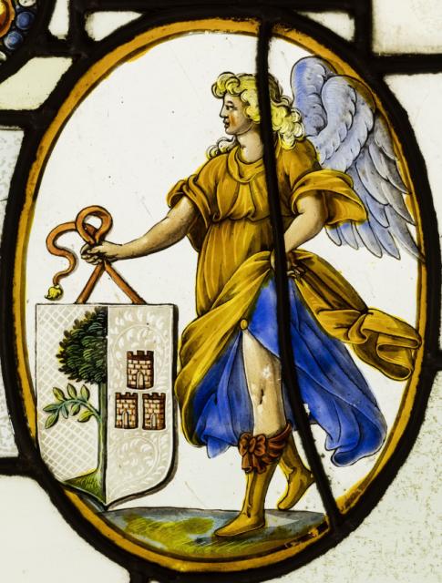 Samengesteld glasraam 'Cistertium 1657' van Herkenrode, 1659