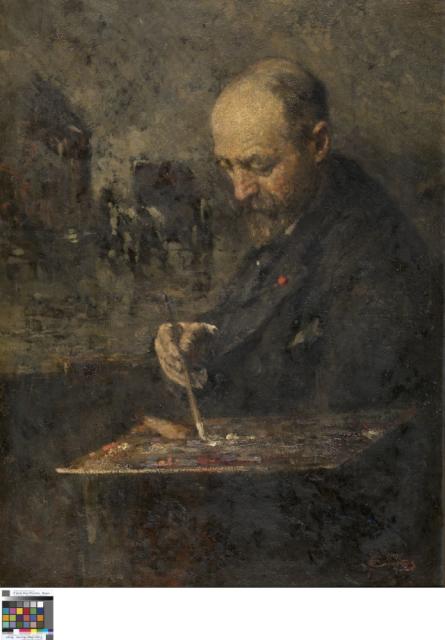 De schilder Franz Courtens