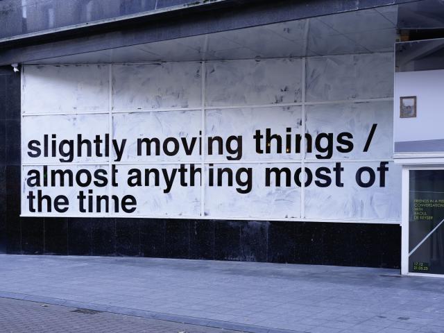 slightly moving things / almost anything most of the time