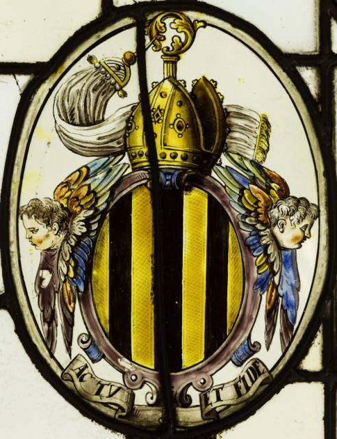 Samengesteld glasraam 'Herckenroed 1657' van Herkenrode, 1659