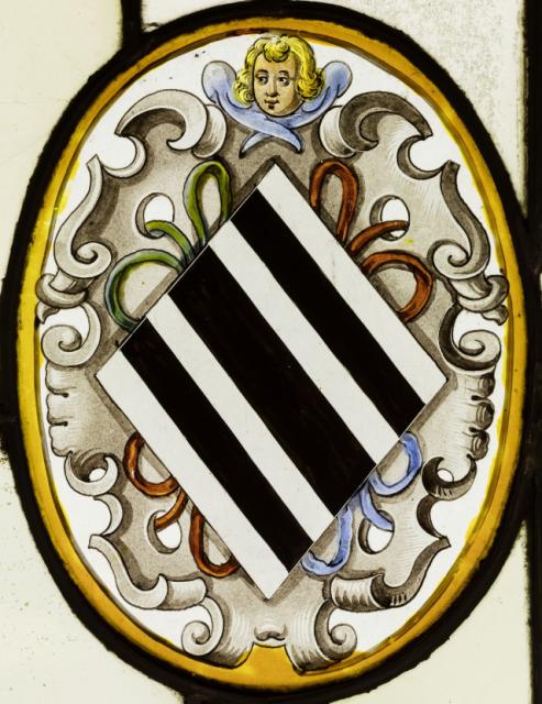 Samengesteld glasraam 'Herckenroed 1657' van Herkenrode, 1659