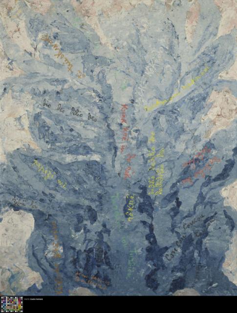 Chants d' oisieaux, thème bleu