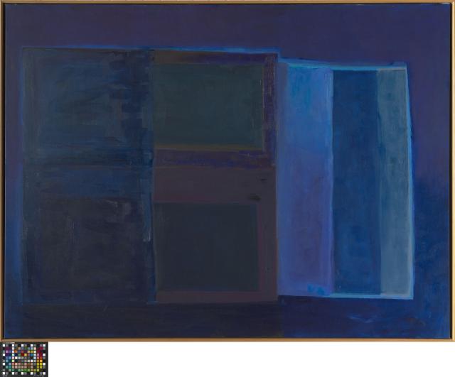 Landschap nr. 3 blauw