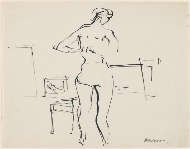Lya in atelier