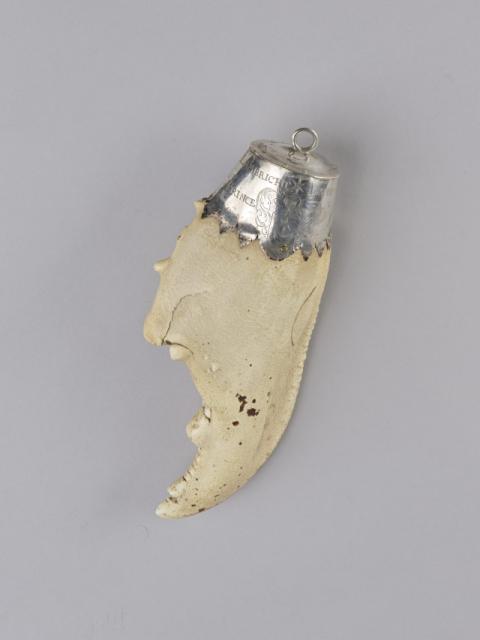 Onbekend, kreeftenschaar De Roode Roos, 1657, zilver en organisch materiaal