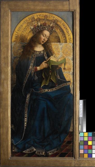 het Lam Gods: Paneel Maria
