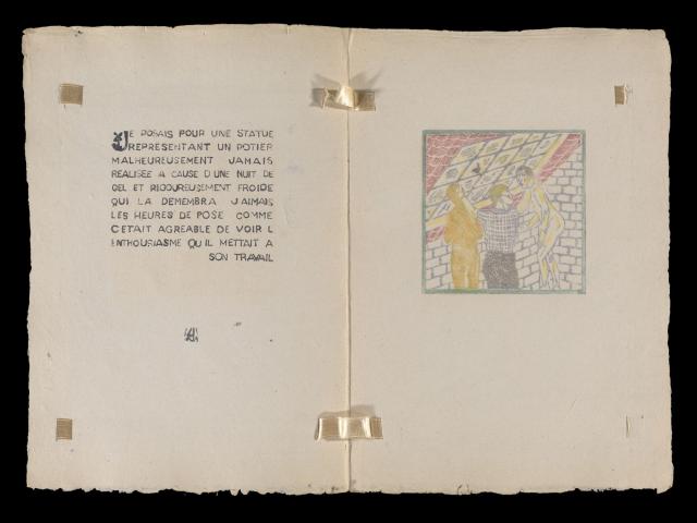Quelques images de la vie d'un artiste