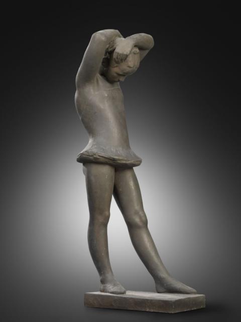 Danseres aan haar toilet