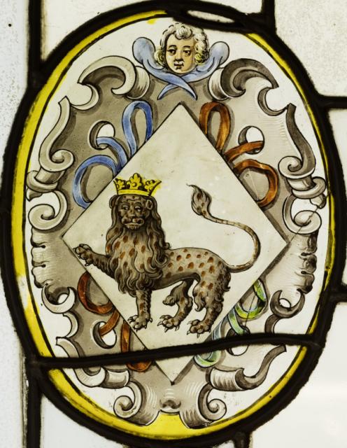Samengesteld glasraam 'Cistertium 1657' van Herkenrode, 1659