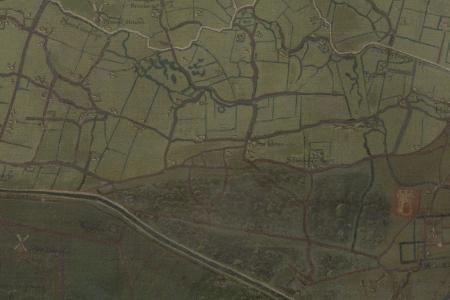 Kaart van het Brugse Vrije