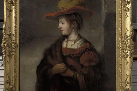 Saskia van Uylenburgh  vrouw van de schilder Rembrandt