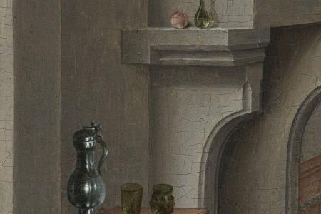 Het Laatste Avondmaal. Detail uit paneel linksonder