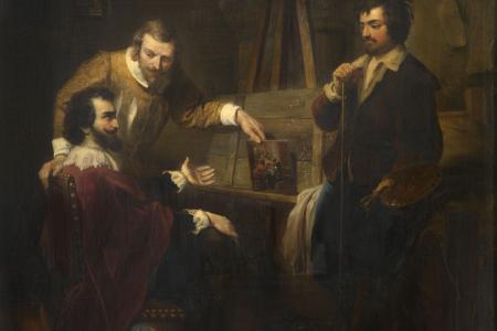 Peter Paul Rubens bezoekt Adriaen Brouwer in de Citadel van Antwerpen