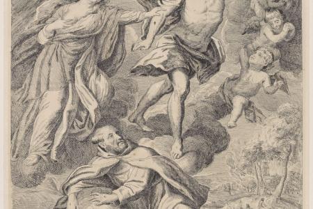 Heilige Franciscus van Assisi beschermt de wereld