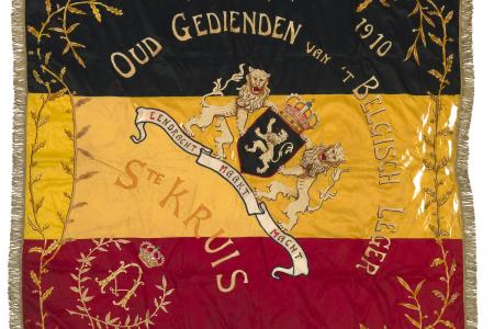 Vlag 'oud gedienden van 't belgische leger'