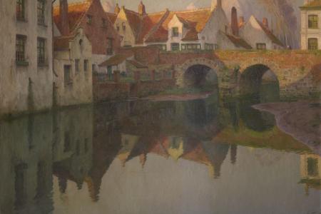 Oude brug in Vlaanderen