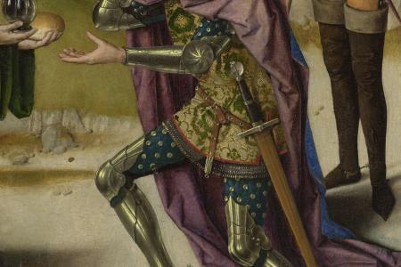 Het Laatste Avondmaal. Detail uit paneel linksboven